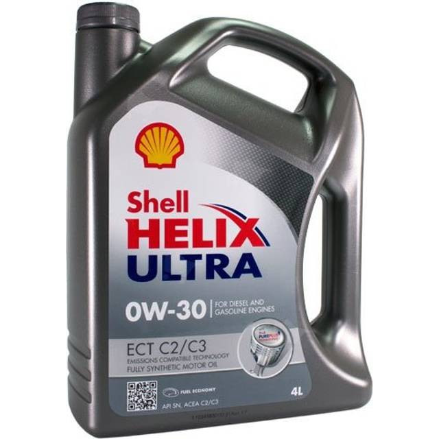 Bedste motorolie til bil – Shell Helix Ultra ECT C2/C3 0W-30 4 L