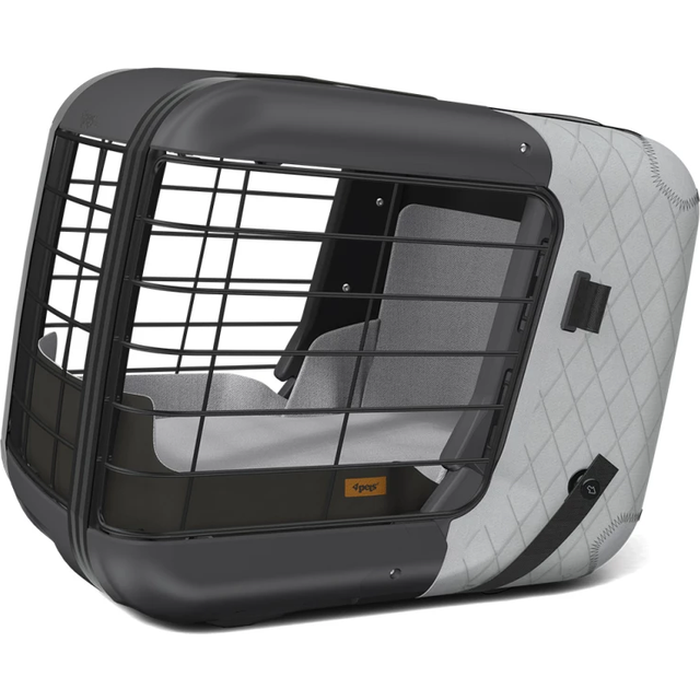 Bedste hundebur til bil – 4pets Caree Cool Grey