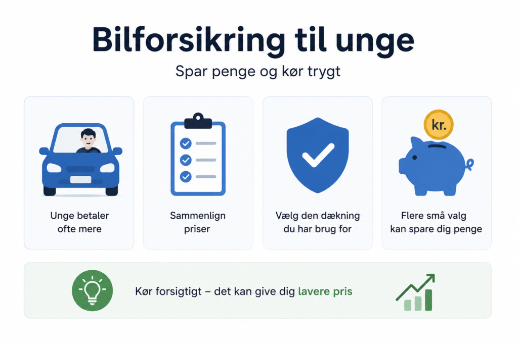 bedste bilforsikring til unge